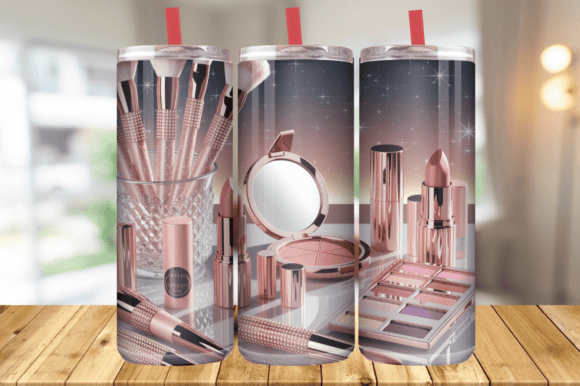 3D Make Up 20oz Tumbler Wrap Graphics Review