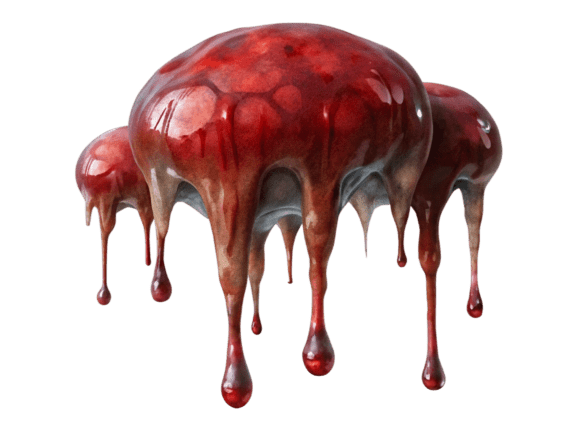 3D Red Paint Rops of Blood PNG Graphics and Illustrations Review