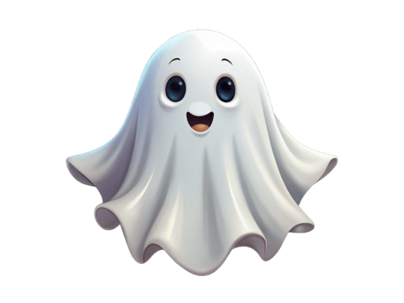 3d Scary White Ghost Transparent PNG Graphics and Illustrations Review