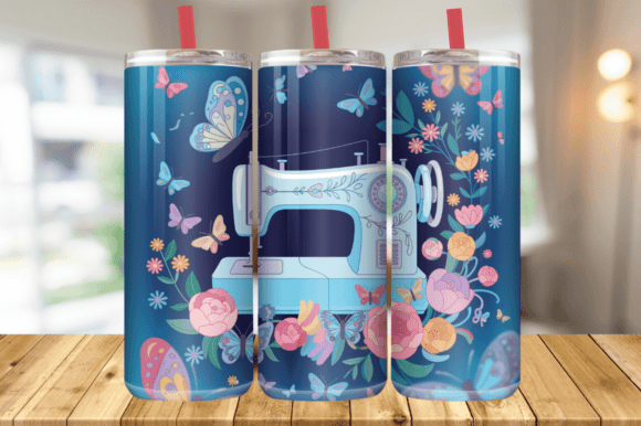3D Sewing Machine Butterfly Tumbler Wrap: A Designer’s Review of Graphics and Tumbler Wraps