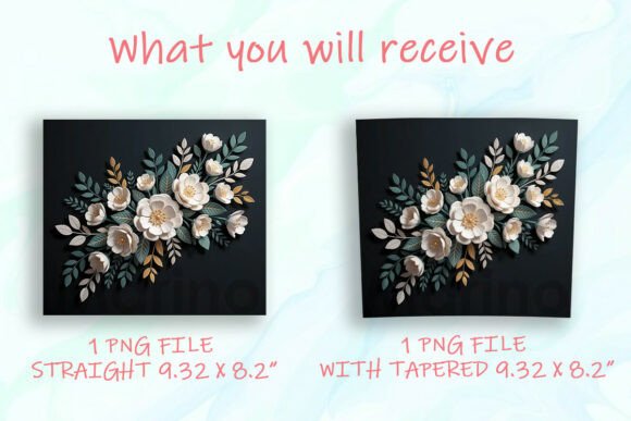 3D White Floral Tumbler Wrap Graphics Review