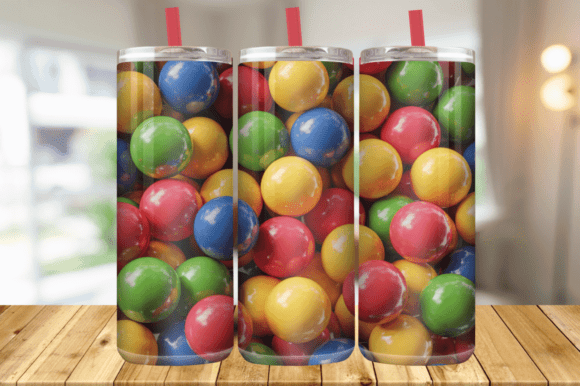 Colorful 3D Balls Tumbler Wrap Review