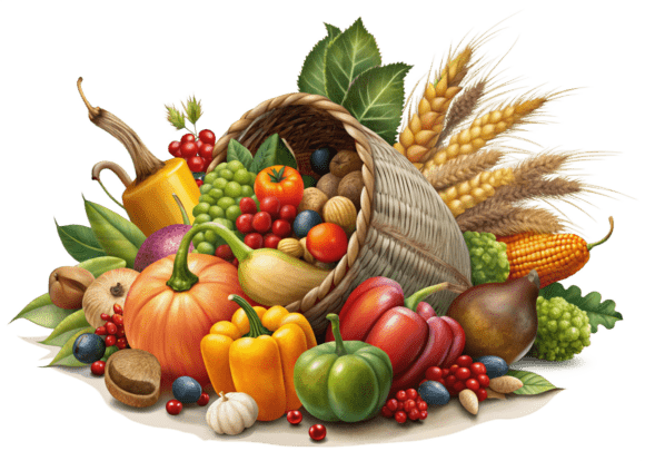 Cornucopia Thanksgiving 3D Icon Graphics and Illustrations Review