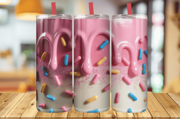 Cute Sprinkle Tumbler Wrap 3D Tumbler Review